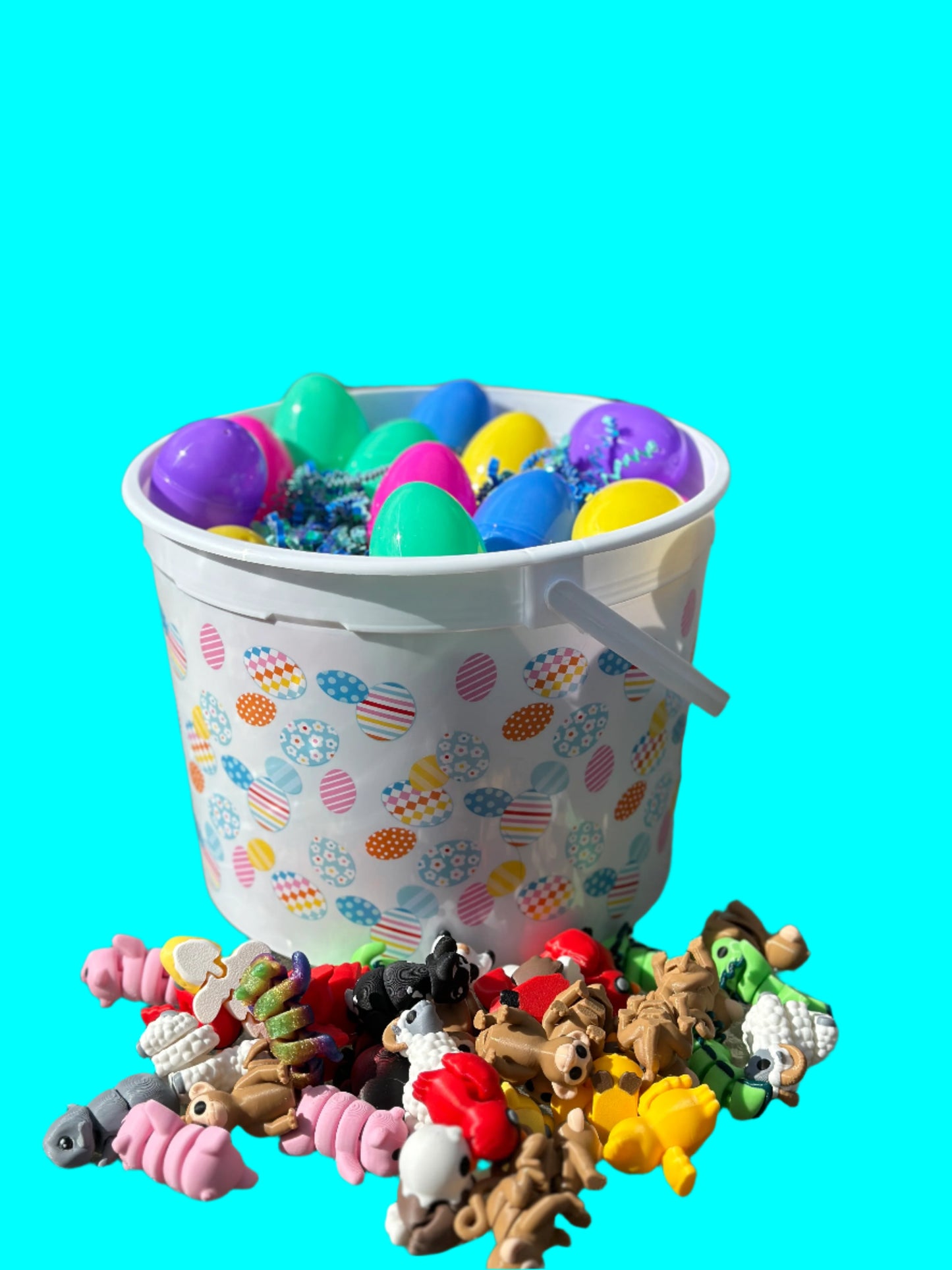 18 count Mystery mini inside easter eggs
