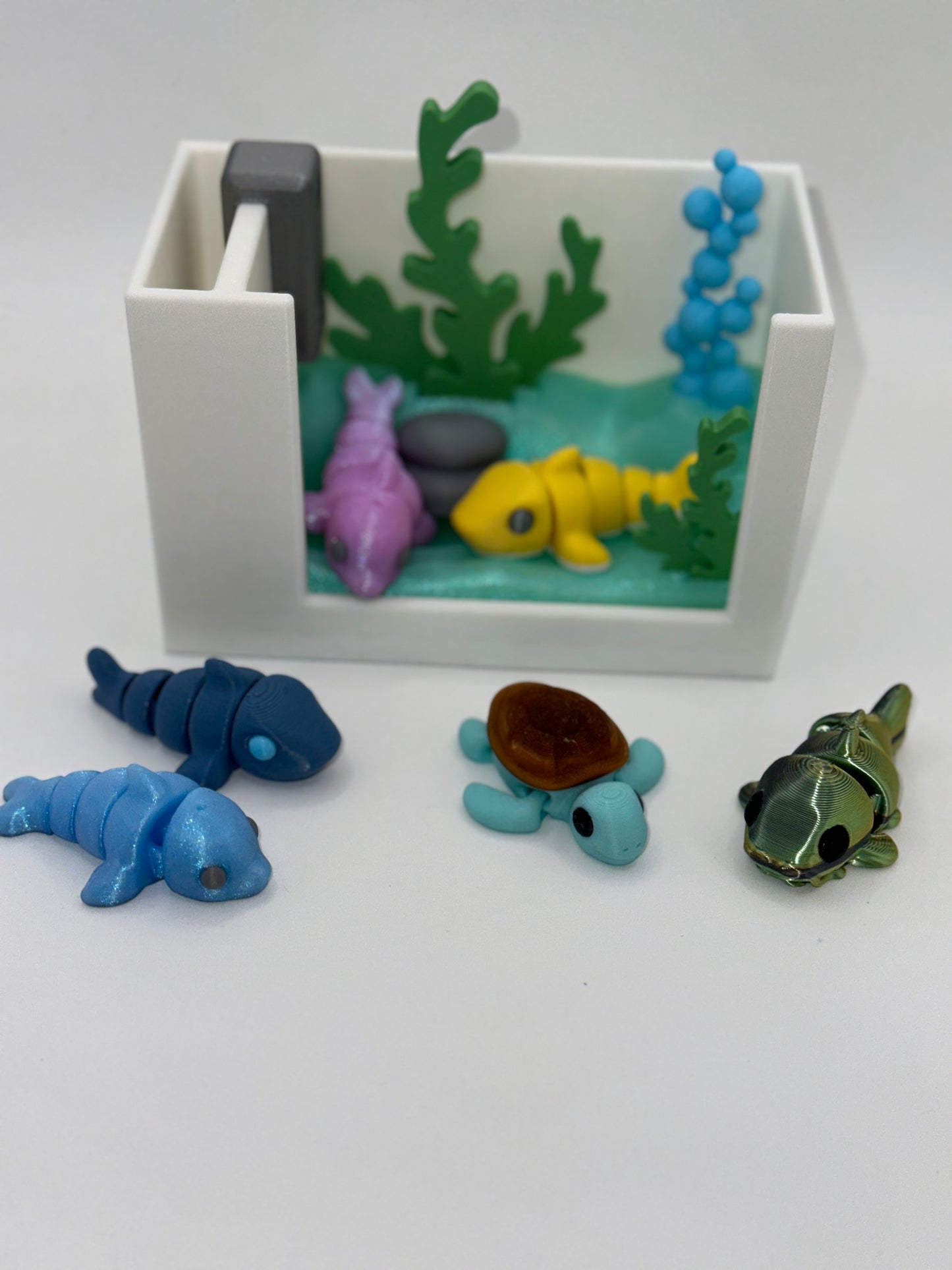 Aquarium comes with a mystery mini
