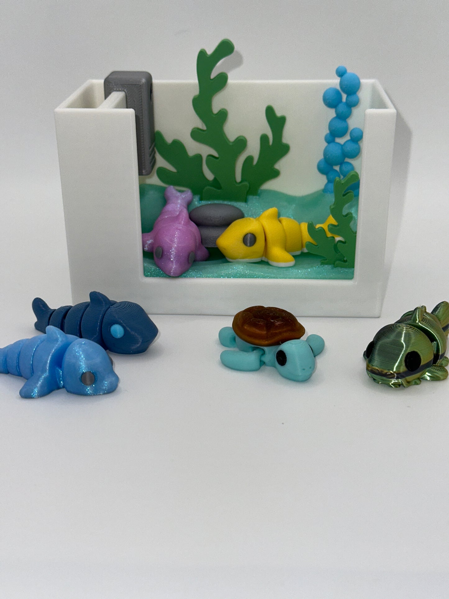 Aquarium comes with a mystery mini