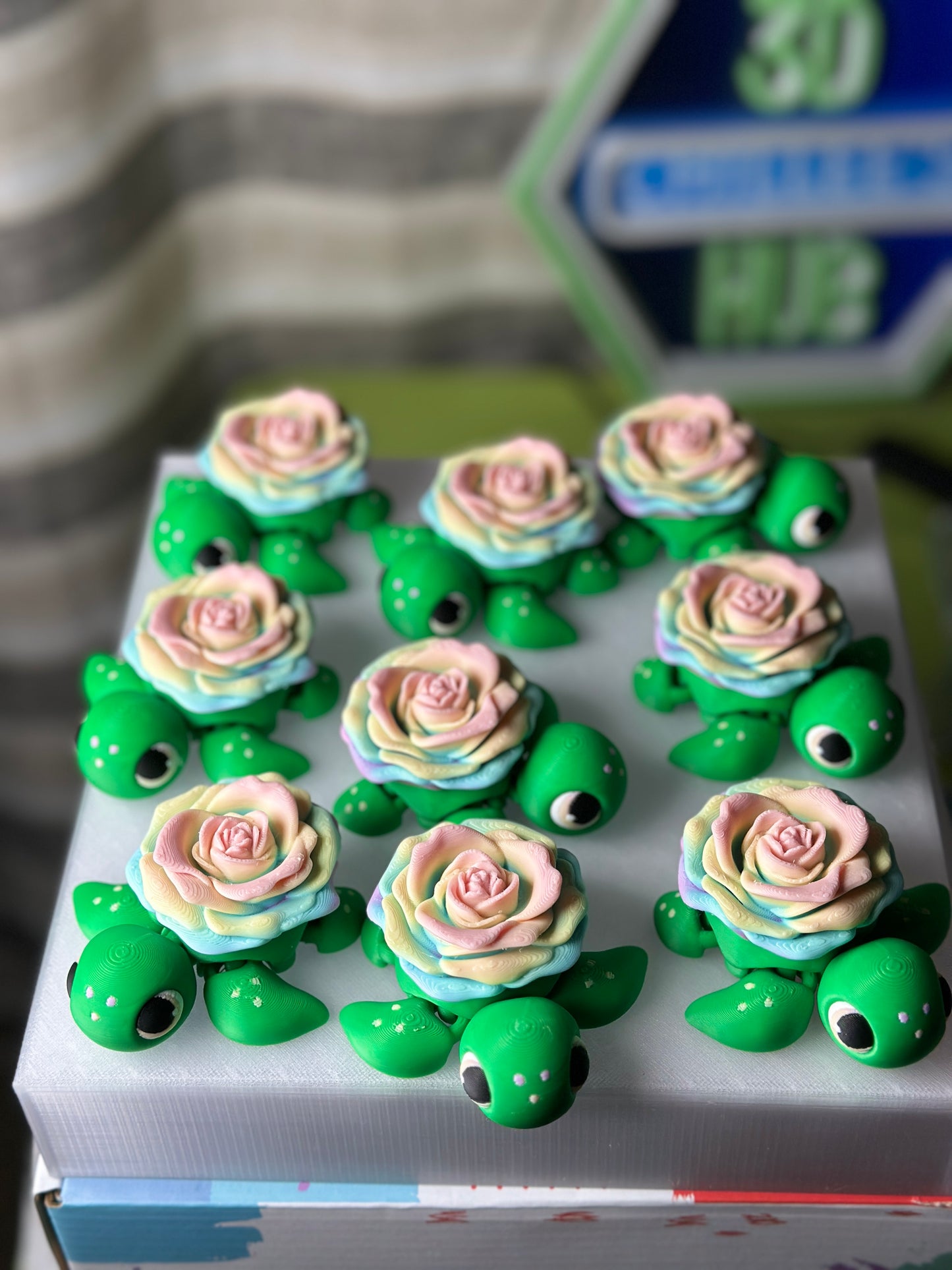 Articulating Flower Turtle