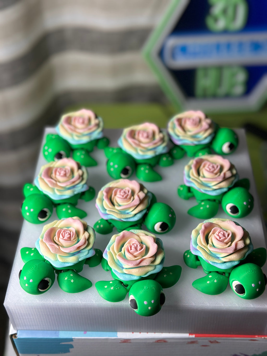 Articulating Flower Turtle