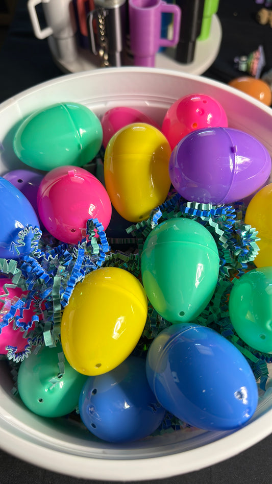18 count Mystery mini inside easter eggs