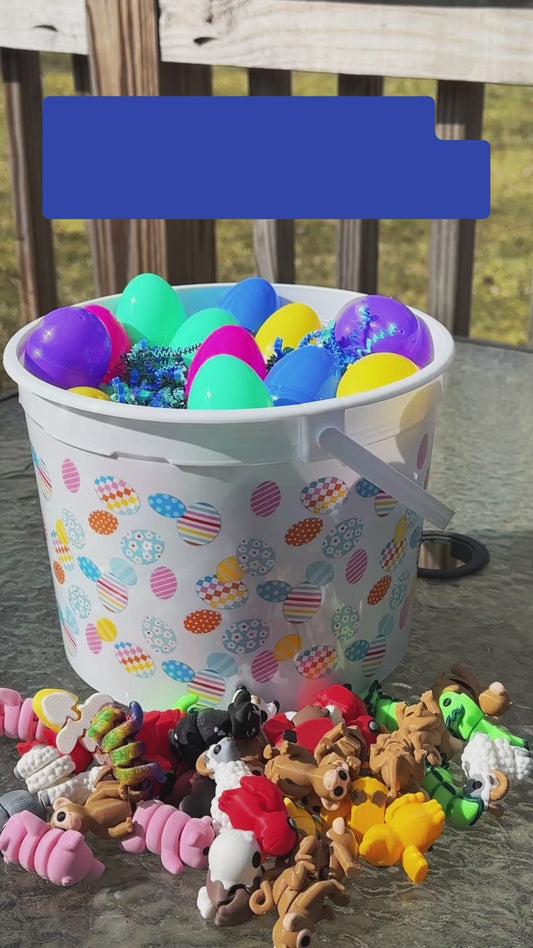 18 count Mystery mini inside easter eggs